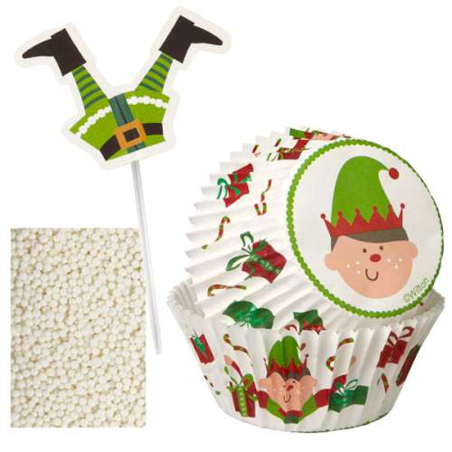 Elf Cupcake Decorating Kit - Click Image to Close